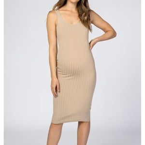 Pinkblush fitted maternity dress